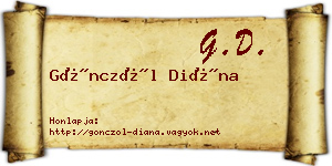 Gönczöl Diána névjegykártya